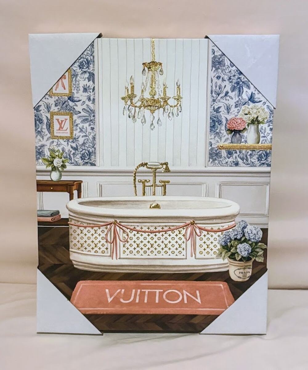 Bath Tub Elegance Fashion Wall Art